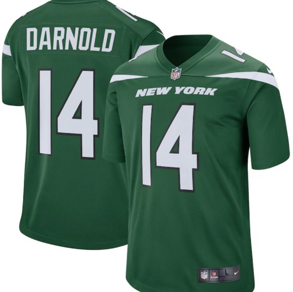 Men New York Jets 14 Sam Darnold Nike Gotham Green Game NFL Jersey